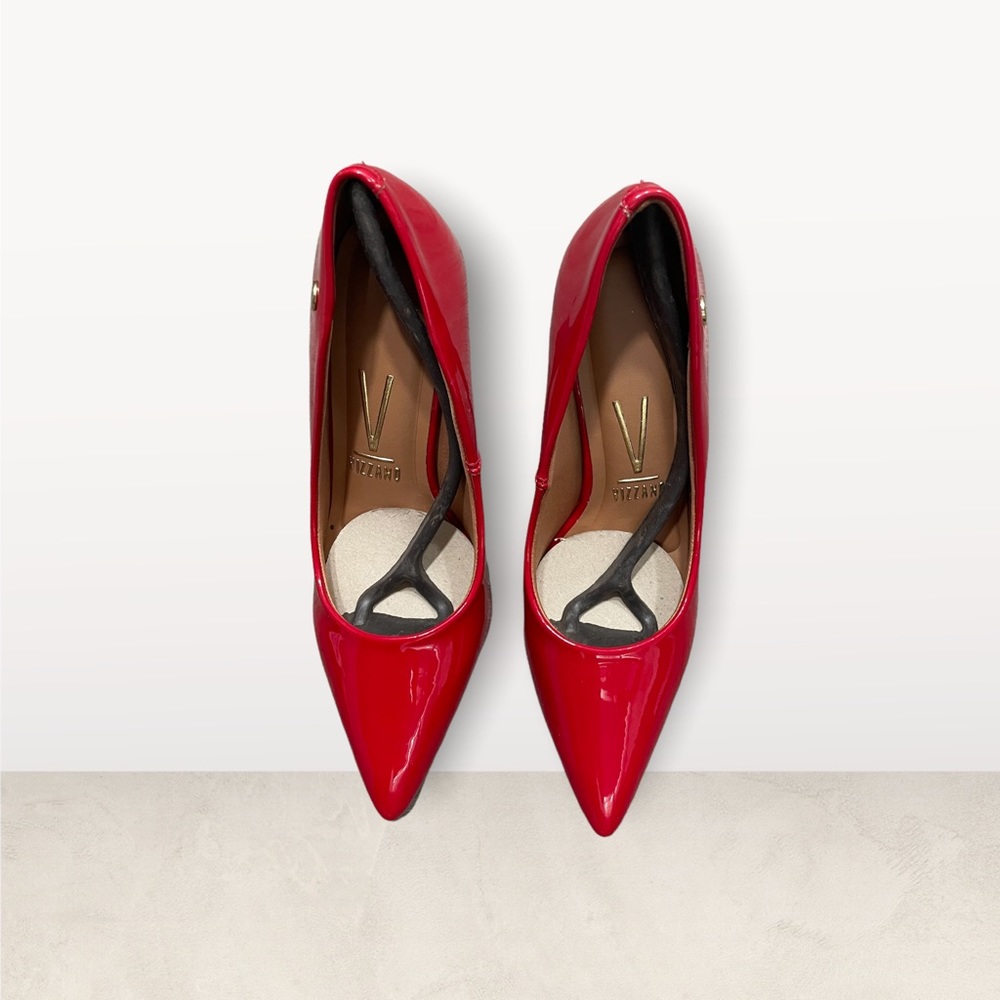 Red Patent Leather Heels - Picture 4 of 8